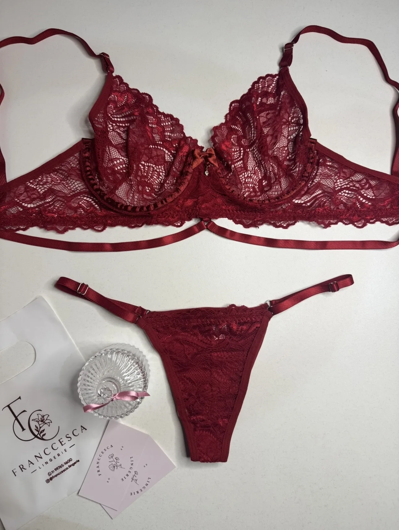 Strappy vermelho