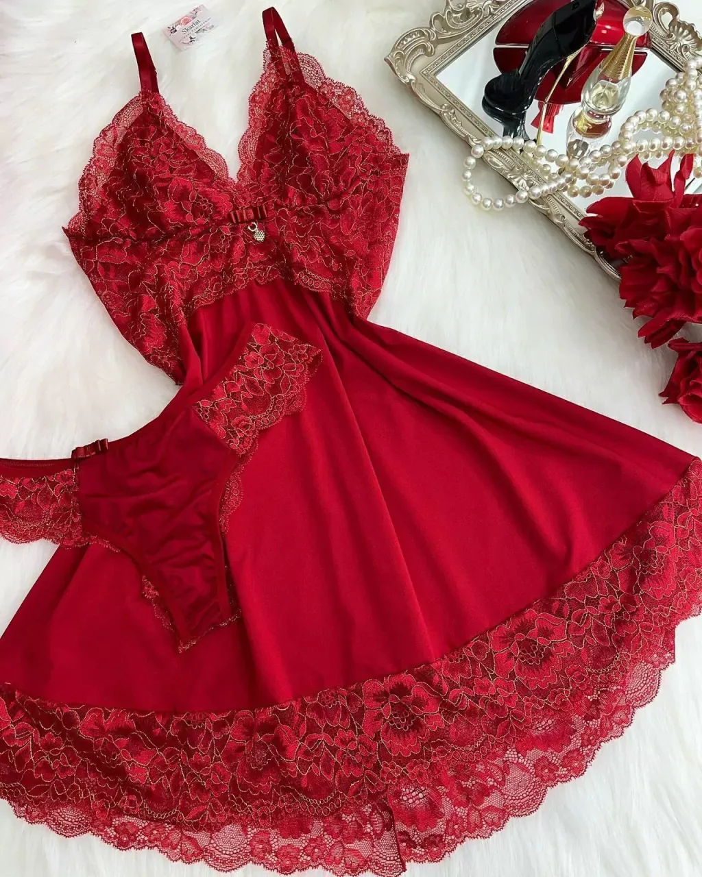 Fios de ouro vermelho