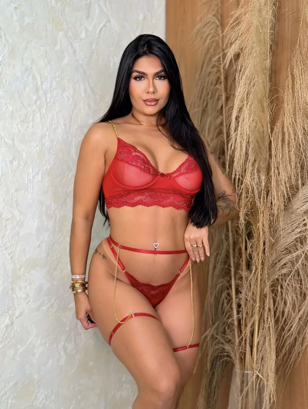 Fabi vermelho