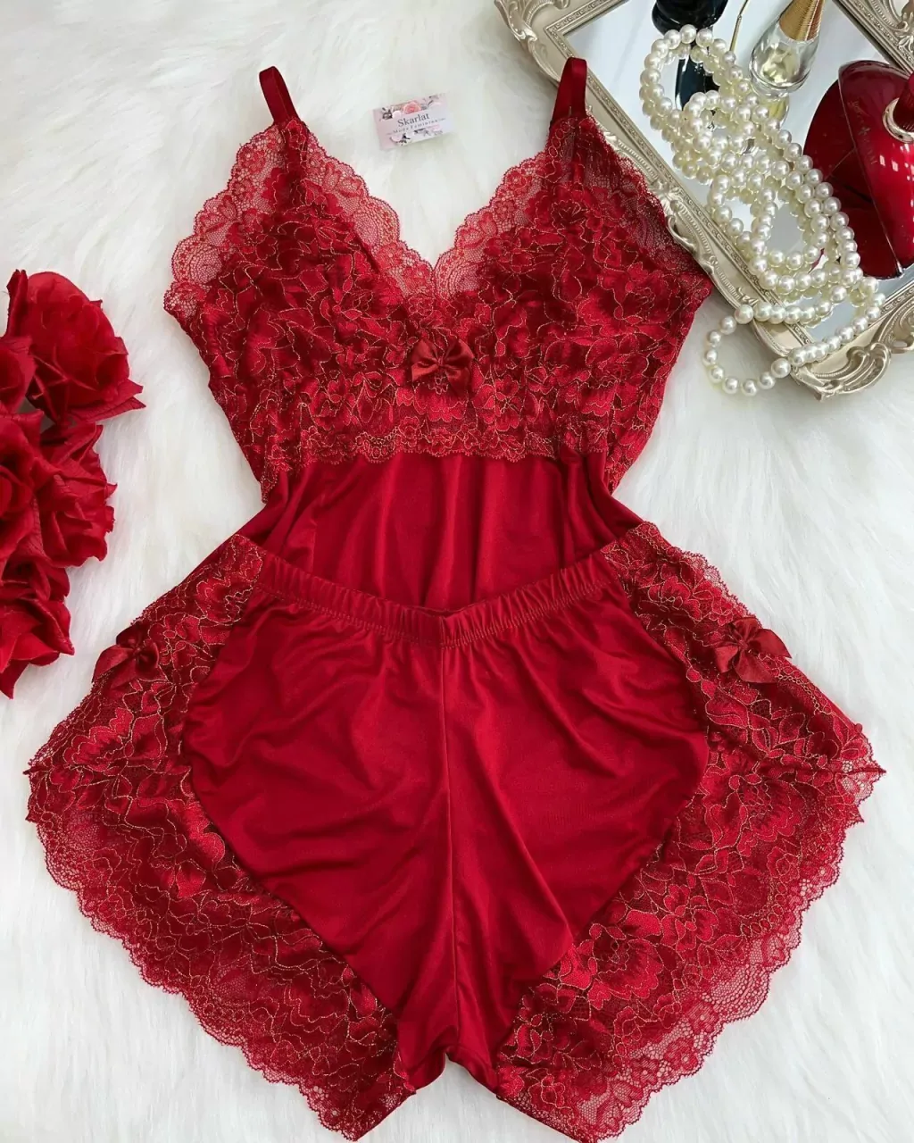 Fios de ouro vermelho