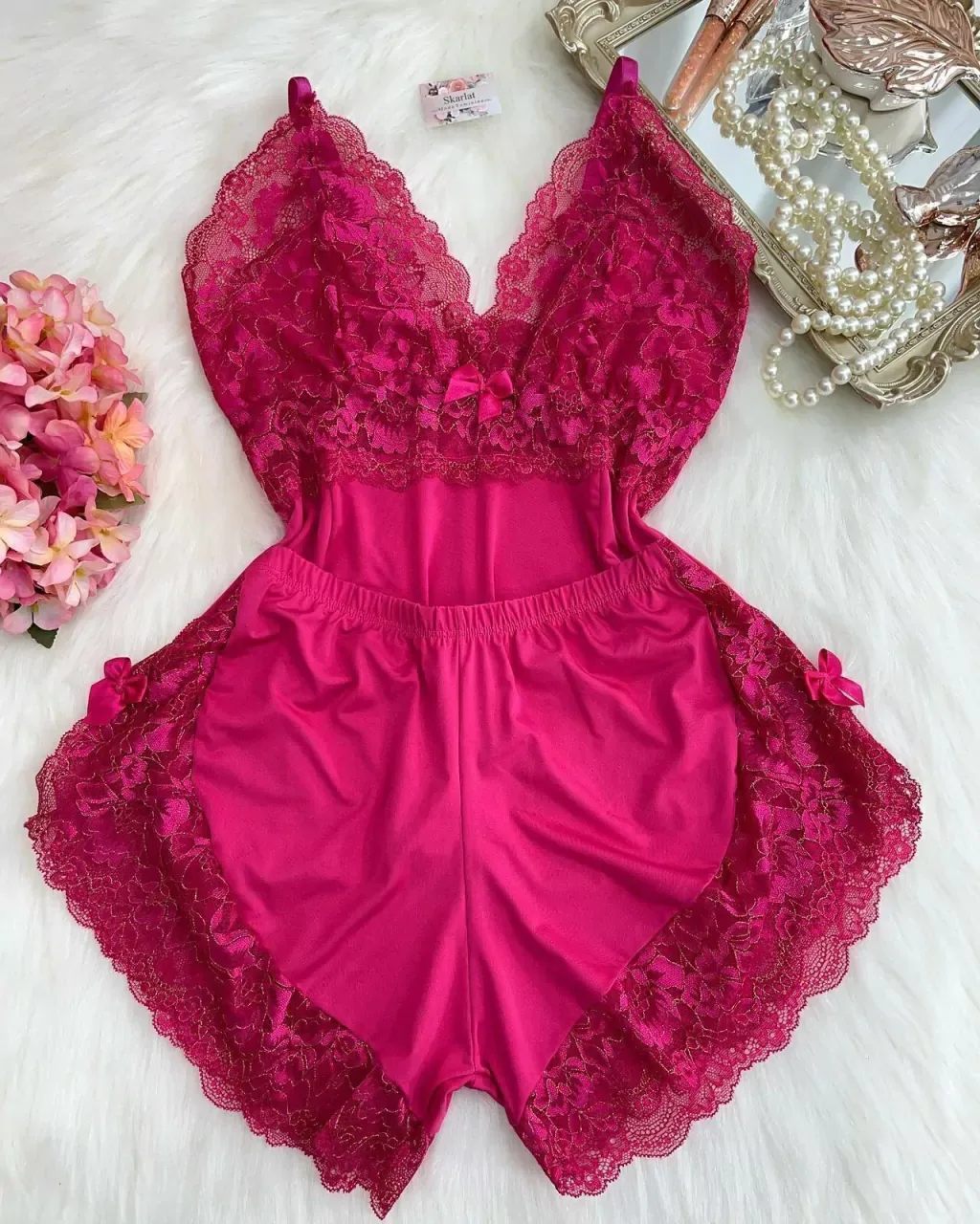 Fios de ouro pink